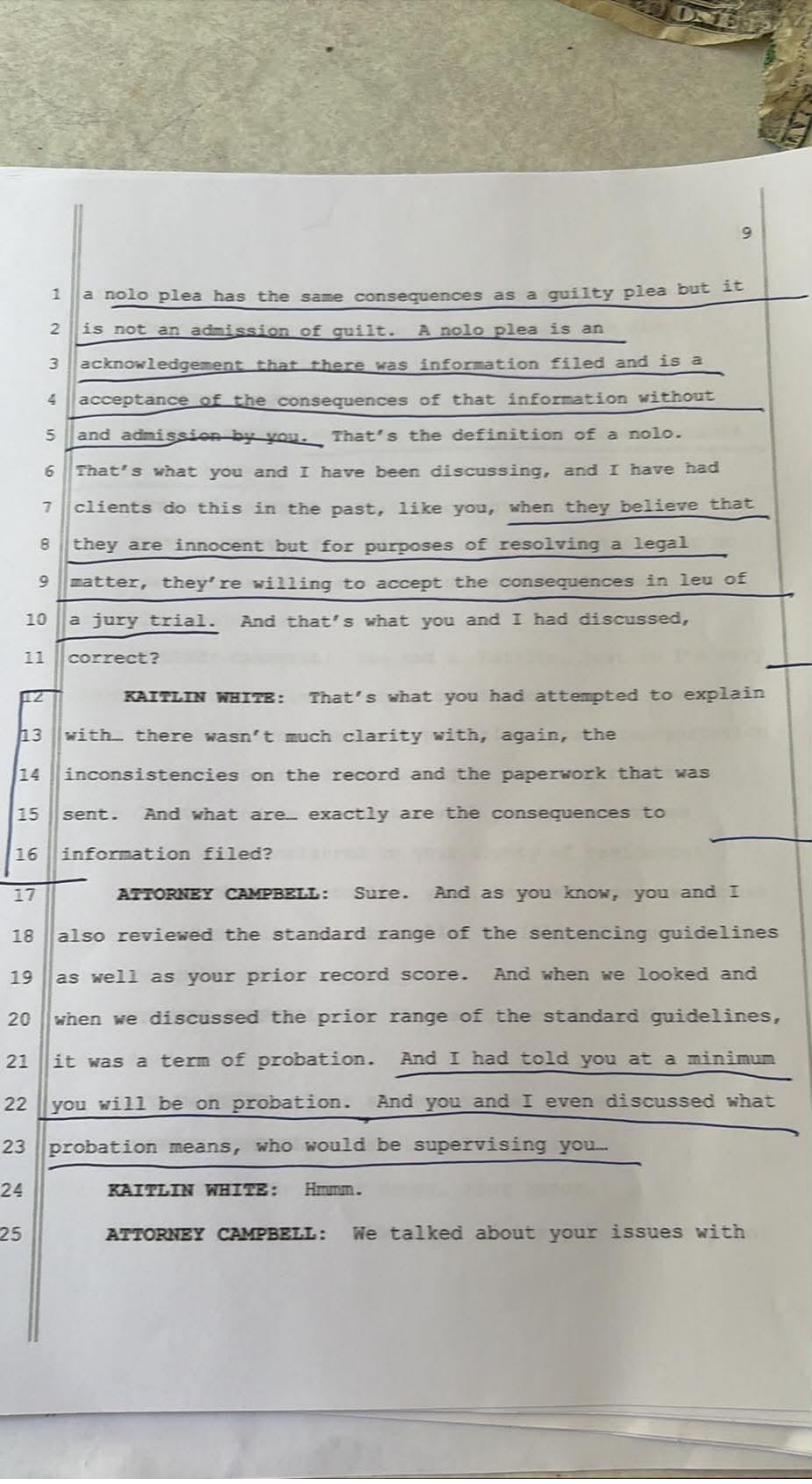 April 30, 2026 plea hearing transcript page 7, Commonwealth v. White