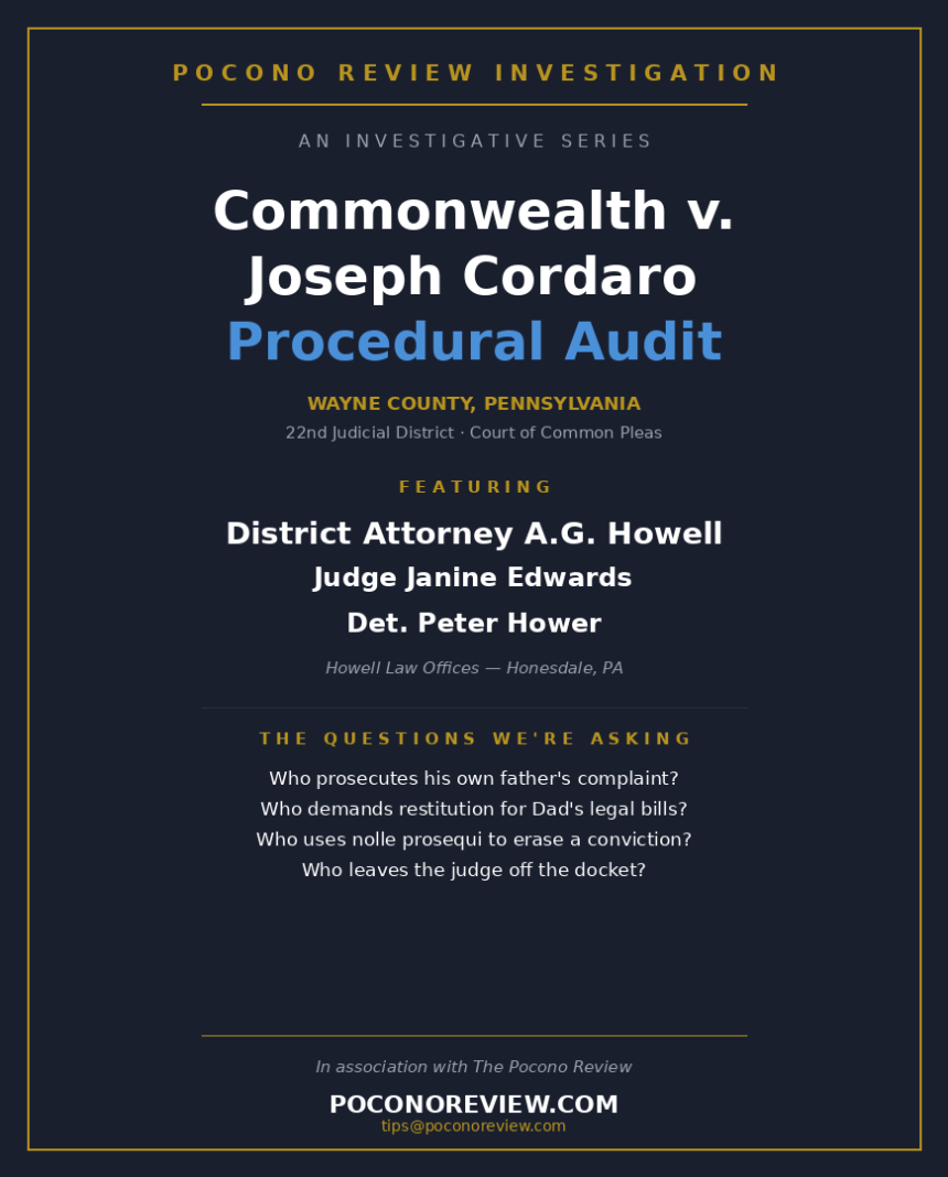 Procedural Audit: Commonwealth v. Joseph Cordaro, CP-64-CR-0000272-2024